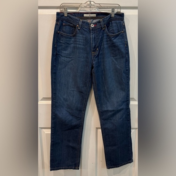 Tommy Hilfiger Denim - Tommy Hilfiger Jeans Straight Leg Mid Rise 100% Cotton Denim Women's Size 8R